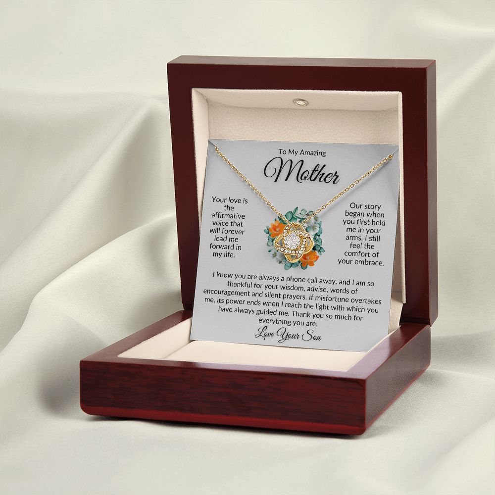 mom gift, gift for mom, love knot, best mom gift, top mom gift, necklace for mom, best mom gift, mother's day gift, to my mom, to my mother, gift for mother