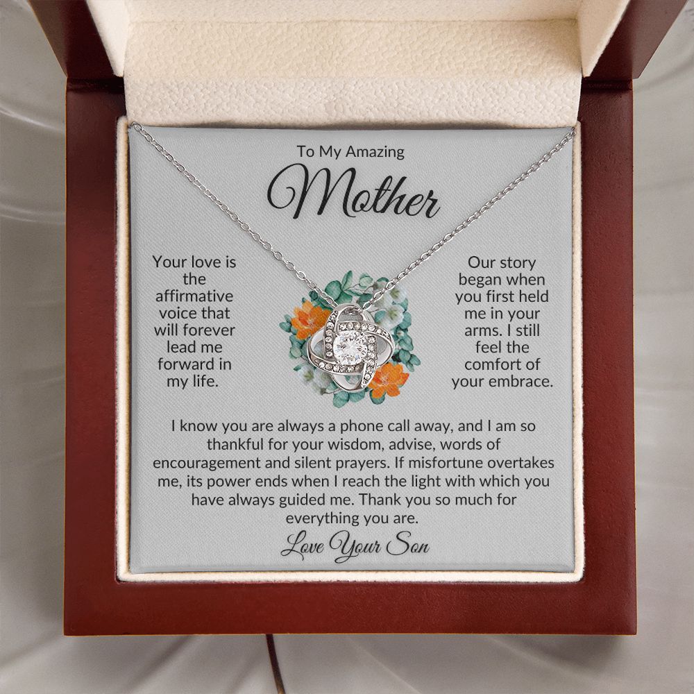 mom gift, gift for mom, love knot, best mom gift, top mom gift, necklace for mom, best mom gift, mother's day gift, to my mom, to my mother, gift for mother
