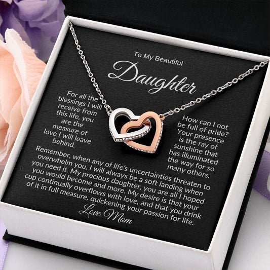 To My Daughter | I Want You To Believe (Love Knot Necklace)