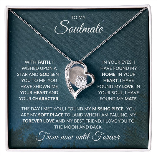 To My Soulmate | Forever Love Necklace - Now until Forever