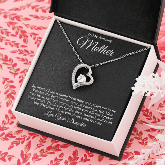 mom gift, gift for mom, forever love, forever love necklace, mother's day gift, best mom gift, mom jewelry, top mom gift. present for mom, gift from son, gift from daughter