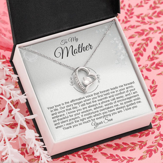 mom gift, gift for mom, forever love, forever love necklace, mother's day gift, best mom gift, mom jewelry, top mom gift. present for mom, gift from son, gift from daughter